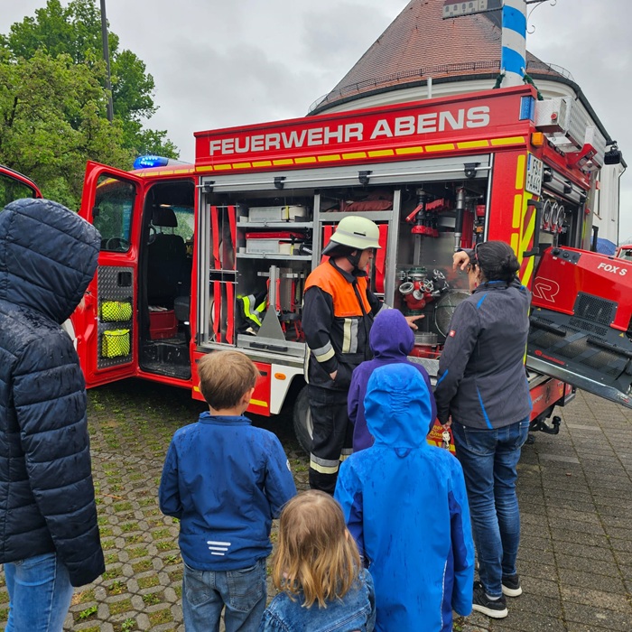 Besichtigung Feuerwehrauto